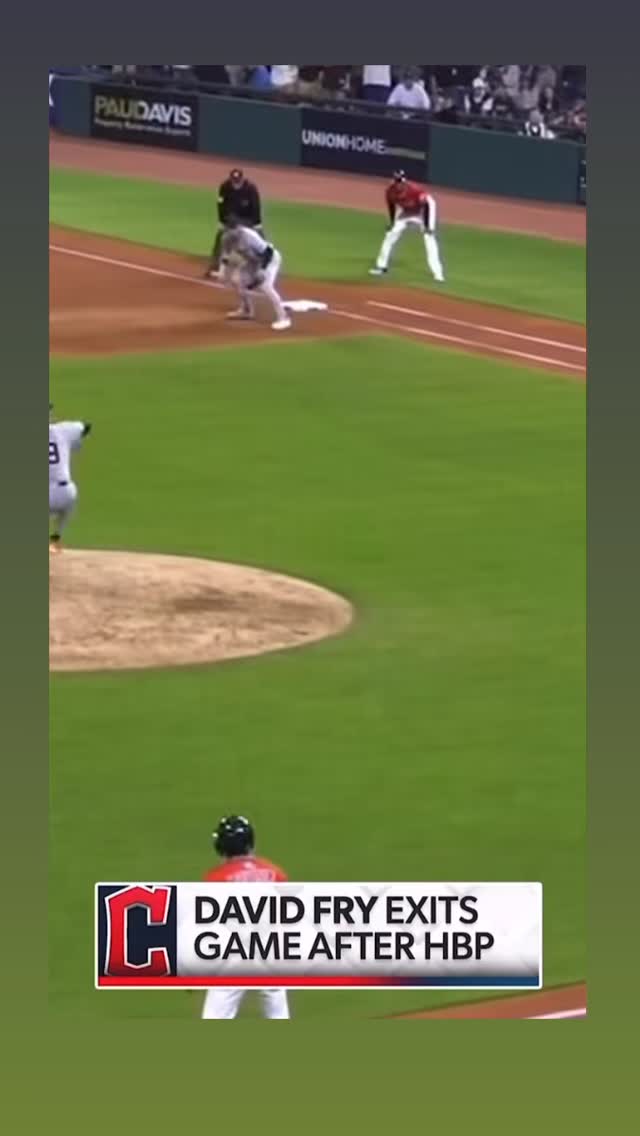 Tough scene in Cleveland. Hope Fry recovers soon!
•
•
#mlb #baseball #mlbinjuries