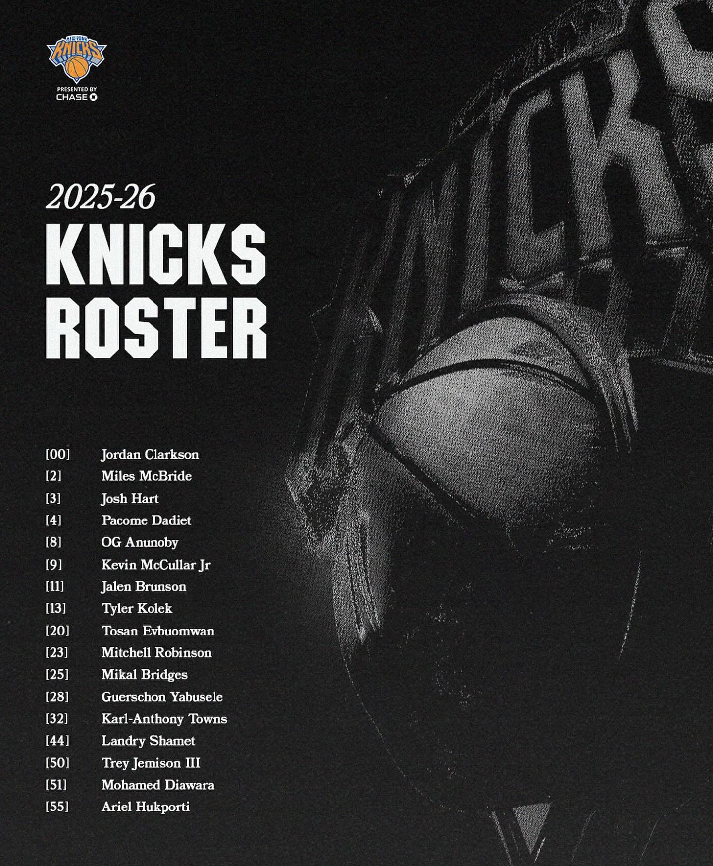 Ladies and Gentlemen, YOUR 2025-2026 New York Knicks!
•
•
#knicks #nyknicks
