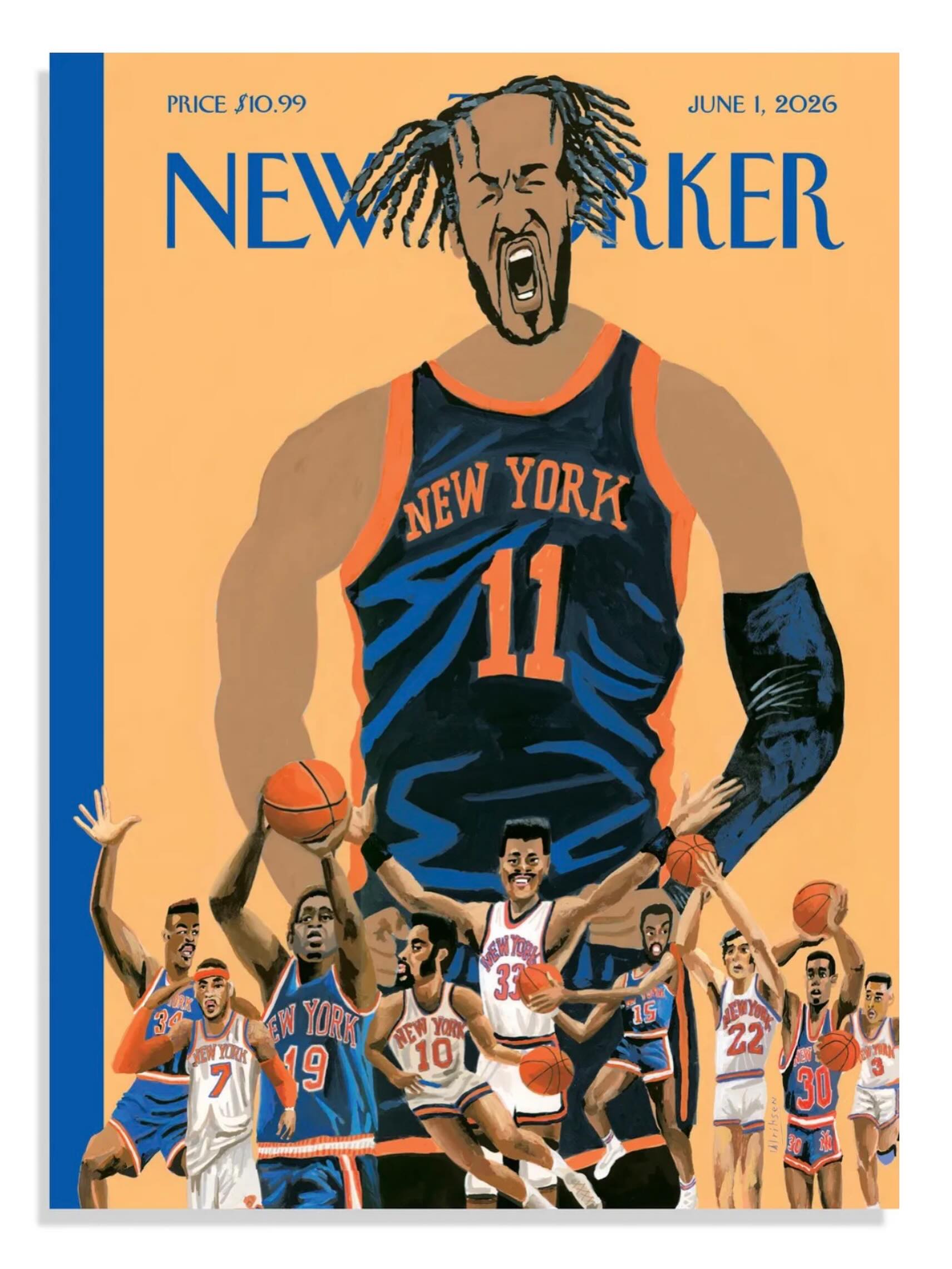 The @nyknicks are going the @nba  Finals!! And they made the cover of @newyorkermag 
•
•
#knicks #nba #nbafinals