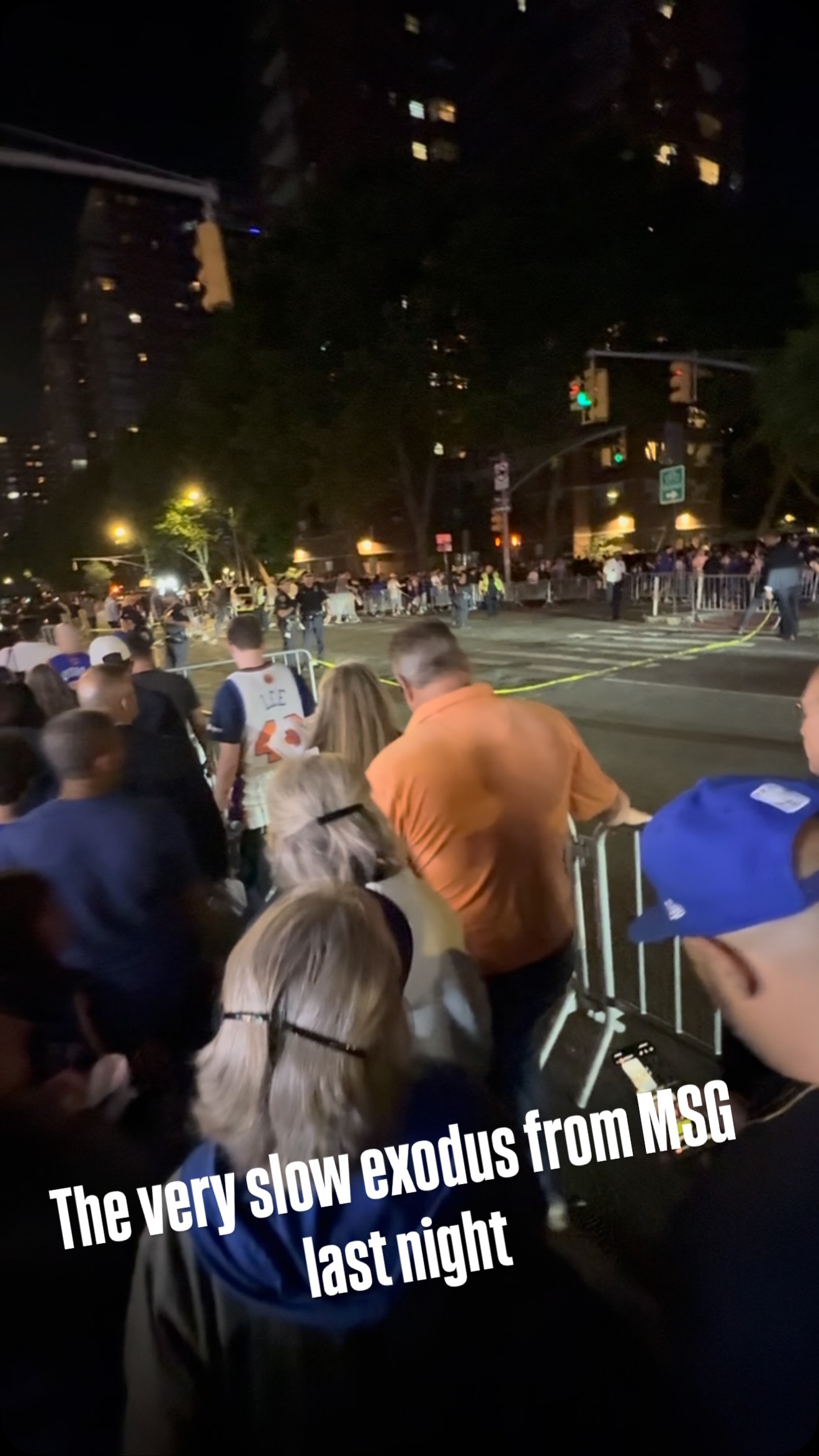 Exiting MSG last night was less than ideal! 
#knicks #nbafinals #nyc #wemby #nba